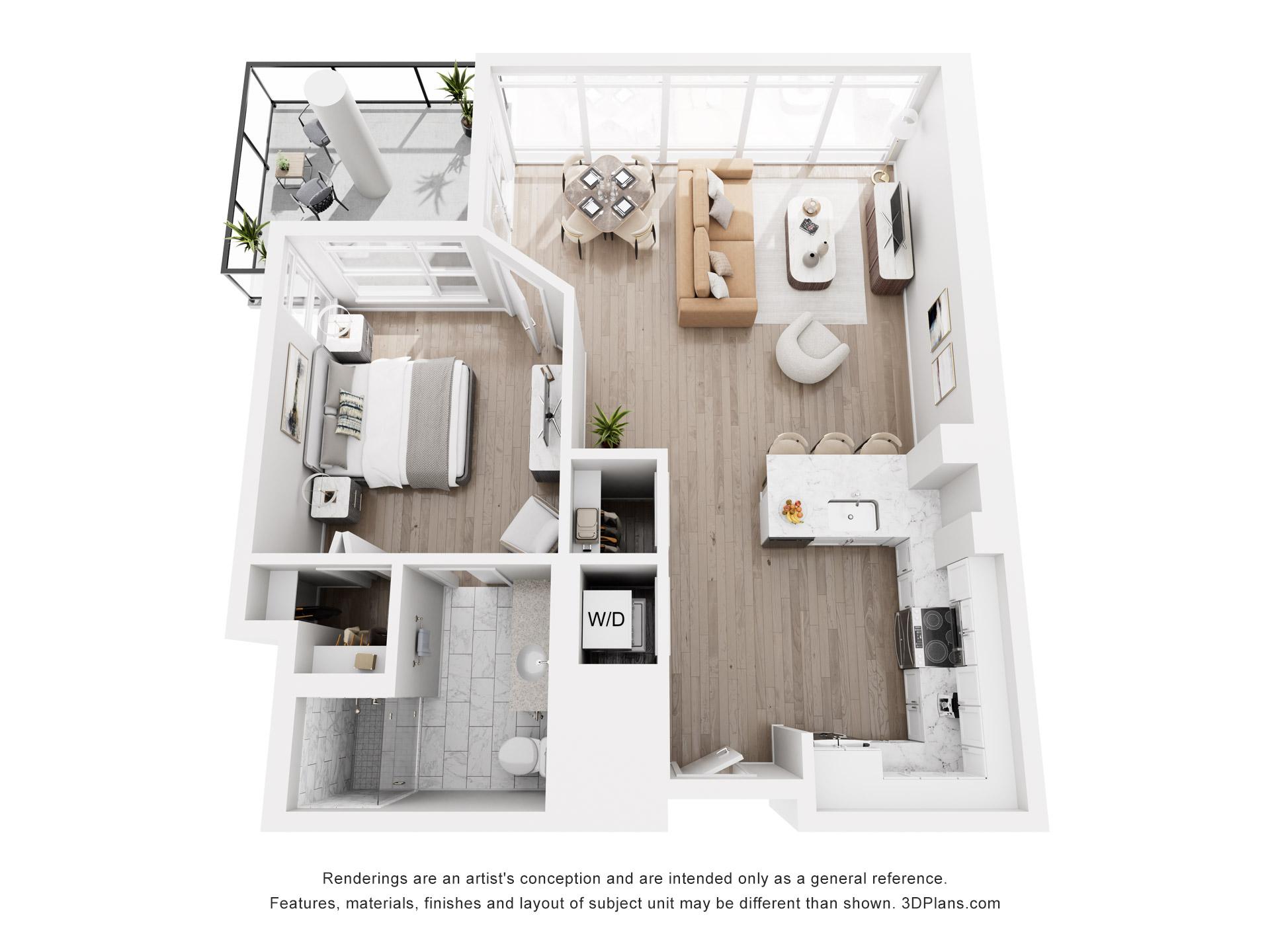 MBP Hawthorne 3D Plan